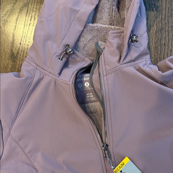 Free Country medium Lavender Hooded Jacket coat NEW - Picture 4 of 4